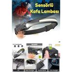 Janva Predators Kafa Feneri Wave Teknoloıji Sensörlü Kafa Lambası Tepe Işığı Ultra Ergonomik Profosyonel Çok Renkli