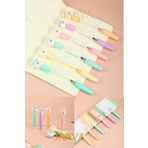 Janva Unicorn Fosforlu Kalem Boya Seti 1 Paket (6 adet) İşaretleme Çizgi Kalemi