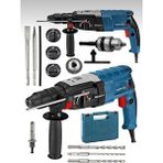 Japan 4500W Çelik Şanzuman Bakir Sargılı 2-28 Kırıcı Delici Hilti Matkap 5 Adet Uç