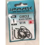 Japanese 5114 Circle Black Nikel İğne