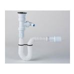 Japar Çatallı Lavabo Sifonu 50 Mm