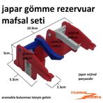Japar Gömme Rezervuar Mafsal Seti Köprü Takımı Renkli Kaldıraç