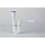 Japar Körüklü Lavabo Sifonu (Ø50) 50607 - Gri