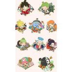Japon Anime Sticker Telefon Laptop Notebook Tablet Defter Matara Stiker Etiket ST996