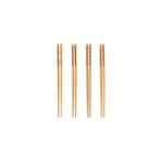 Japon Çin Yemek Sushi Çubuğu Ahşap Bambu Çubuk 4 Çift 24 Cm 8 Parça