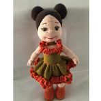 Japon Gülü Bebek Amigurumi Organik Oyuncak