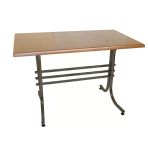 Japon Mutfak Masası 80X120 Cm Esb - (Werzalit, Wermodin Ve Allzalit Tabla) - Koyu Ahşap