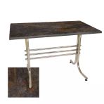 Japon Mutfak Masası 80X120 Cm - (Werzalit, Wermodin Ve Allzalit Tabla) - Metalic Oxid 3