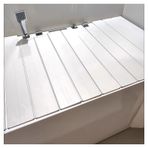 Japon Tarzı Küvet Tepsisi - Katlanır PVC Banyo Kapağı, Toz Geçirmez Yalıtım Kapağı, 0,6 cm Kalınlık, 22 (66x85x0.6cm) - Çok Fonksiyonlu Küvet Aksesuarı