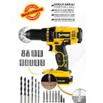 Japon Technology 58V 8AH Fuy-2 Darbeli Metal Şanzıman Şarjlı Çift Akülü Vidalama 27PRÇ Uç Setli