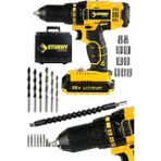 Japon Technology 58V 8AH Fuy-5 Darbeli Metal Şanzıman Şarjlı Çift Akülü Vidalama 27PRÇ Uç Setli