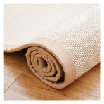 Japon Zen Bambu Halı 1.4 cm Kalın Kaymaz Oturma Odası Alan Kilim Özelleştirilebilir A 1x2m/3.28x6.56ft