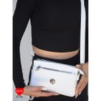 Jara Bag Jara Moon Kadın Orijinal Mini Çapraz Ayarlanabilir Askılı El, Kol ve Omuz Çantası - 001-Beyaz