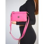 Jara Bag Jara Moon Kadın Orijinal Mini Çapraz Ayarlanabilir Askılı El, Kol ve Omuz Çantası - Fuşya