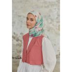 Jardin Secret Collection Soft Eşarp 1238-01 - Turkuaz - 90 x 90 cm