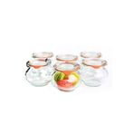 JARLOVEIN Weck 220 ml Deco Kavanoz Set (6 Adet) 902