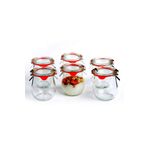JARLOVEIN Weck 220 ml Lale Kavanoz Set (6 Adet) 762