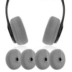 JARMOR Earpads Kazak Kılıf Koruyucu Örgü Kumaşlı Beats Solo 3/2 Kablosuz/Kablolu, Solo HD/Mixr/EP Kulaklıklar ve Diğer Kulaklıklar 1,57-3,14 inç Kulak Minderleri [ 2 Çift] (Gri)