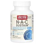 Jarrow Formulas Vegan Nac Sustain N-Acetyl-L-Cysteine Liver Dtox Glutathione 600 Mg 60 Tablet