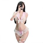 JasmyGirls Japon seksi liseli cosplay iç çamaşırı kawaii anime kız öğrenci rol oyun kostüm sevimli lolita bikini