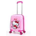 JaspEAdo Hello Kitty Lisanslı Çocuk Valizi Temalı Darbeye Dayanıklı
