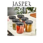 JASPER 6 Adet 300 ml Çok Amaçlı Baharat Seti Baharatlık JPR-0115
