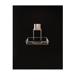 JASPER Decorev DC-4785 Dekoratif Plastik Hazneli Şık Dekoratif Kullanışlı Krom Sabunluk