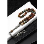 Jasper Doğal Taş Tesbih 8 mm Küre Kesim TSB-0399