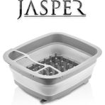 Jasper Jpr-00109 Acik Gri 9 Lt Katlanabilir Su Tahliyeli Cok Amacli Akordiyon Tabaklik Bulasiklik