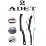 JASPER Pbt-121 Çok Amaçlı Multi İnce Temizlik Fırçası Derz Arası Banyo Mutfak Lavabo Detay Temizleme Fırçası 1 ADET