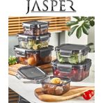 Jasper Qlux Jpr-0113 Saklama Kabı 1400Ml+800Ml+400Ml Plastik Saklama Seti