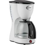 JASPER Raks Filtre Kahve Makinesi 12 Fincan Kapasitesi Beyaz Ergonomik Tasarım ile Pratik Kullanım