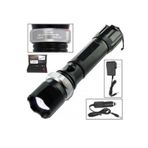 Jasper Swat Multifunction Flashlight Şarjlı Taktik Zoomlu Profesyonel Led Avcı El Feneri