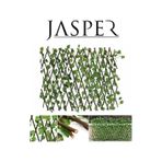 Jasper Yapay Çiçek Geniş Yaprak Akordiyon Çit 120 CM x 3 M