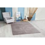 Jassrug Tavşan Tüyü Kürk Halı 120X180 Antrasit