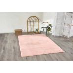 Jassrug Tavşan Tüyü Kürk Halı 160X220 Pudra