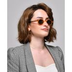 Jatelier Ja1007 Altıgen Turuncu Unisex Güneş Gözlüğü
