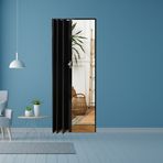 Javitrade Highgloss Siyah Akordiyon Kapı