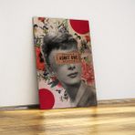 Javvuz Audrey Hepburn Dekoratif Metal Plaka