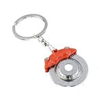 JAWSEU Disk fren pompası, anahtarlık, disk freni, anahtarlık, araba aksesuarı, model, sırt çantası, cüzdan, spor salonu çantası, turuncu, Siyah, M