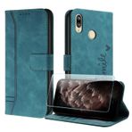 JayModCase Huawei P20 Lite/Nova 3. [Ekran Koruyuculu], Deri Folyo Koruyucu Kılıf [Stand Fonksiyonu] [Kart Bölmesi] [Manyetik Kapatma] Huawei Nova 3e için Kılıf - Yeşil
