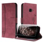 JayModCase Samsung Galaxy Xcover 4 / 4S için Kılıf, Galaxy Xcover 4S için Ekran Koruyucu Destek Kart Yuvalı Entegre Koruma Manyetik Kapatma ile PU Deri Kapaklı Kılıf (Kırmızı)