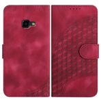 JayModCase Samsung Galaxy Xcover 4/4S için cep telefonu kılıfı, [kart bölmesi] [dik durma fonksiyonu] [manyetik] poliüretan deri kılıf folyo kapaklı kılıf Galaxy Xcover 4 ile uyumlu - pembe kırmızı