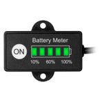 Jayron JR-BI005 Mini LED Pil Göstergesi Batarya Yakıt Göstergeleri Genel 12 V 24 V Pil için (Kurşun Asit Pil)