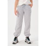 Jazziee Genç Kız Çocuk Çizgili Jogger Pantolon - Lacivert - 8 - 9 Yaş