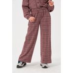 Jazziee Genç Kız Çocuk Desenli Bol Paça Pantolon - Bordo - 8 - 9 Yaş