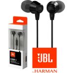 Jbl C100 Sı Mikrofonlu Kulak İçi Ear Headphones Kablolu Siyah Kulaklık