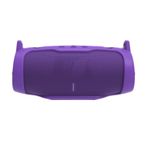JBL Charge 6 ile Uyumlu Silikon Kılıf, Bluetooth Ses Hoparlörü Koruyucu Seyahat Kılıfı Taşıma Çantası Taşınabilir Kol Deri Kabuk Omuz Askılı Karabina (Sadece Kılıf) (açık mor)