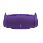 JBL Charge 6 ile Uyumlu Silikon Kılıf, Bluetooth Ses Hoparlörü Koruyucu Seyahat Kılıfı Taşıma Çantası Taşınabilir Kol Deri Kabuk Omuz Askılı Karabina (Sadece Kılıf) (mor)