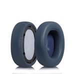 JBL Everest Elite 750NC için Yedek Kulak Pedleri Kılıfı, Kulak Üstü Kulaklıklar için Kulaklık Yastıkları, Gürültü Önleyici Kulaklık için Bellek Sünger Köpük Kulaklık - 1 Çift (mavi)